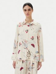 ViCOLO Koszula TD0813 Beżowy Regular Fit. Brązowe bluzki damskie ViCOLO, s, bez wzorów, z wiskozy, bez kołnierzyka, bez ramiączek. Za 289.99 zł.