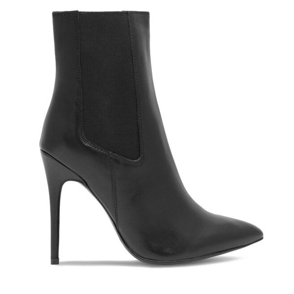 Botki Badura. Czarne botki damskie Badura, bez obcasa, na szpilce, bez zapięcia. Za 379.99 zł.