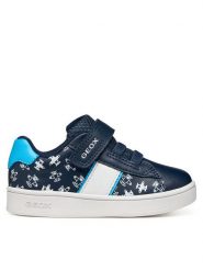 Geox Sneakersy B Eclyper Boy B455LA 000BC CF44D D Granatowy. Niebieskie buty sportowe chłopięce Geox, bez wzorów, ze skóry, bez zapięcia. Za 179.99 zł.