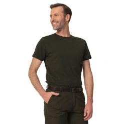 T-shirt myśliwski Tagart Fnt wysokiej jakości bawełna. Zielone t-shirty męskie tagart, l, bez wzorów, z bawełny, bez kołnierzyka. Za 85.00 zł.
