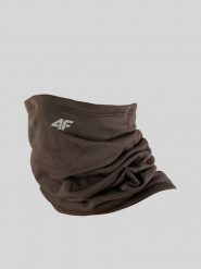 4F Bandana uniseks - brązowa Uniwersalny. Brązowe szaliki męskie 4f, bez wzorów, z polaru. Za 39.99 zł.