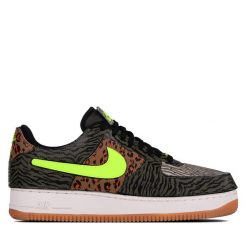 Buty do koszykówki męskie nike air force 1 low 1/1 animal print. Zielone buty sportowe męskie Nike, z gumy, bez zapięcia, do koszykówki, Nike Air Force. Za 679.00 zł.