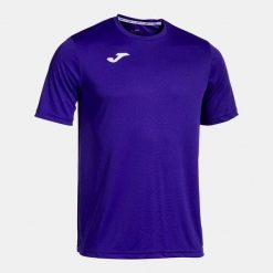 Koszulka do biegania męska Joma Combi. Fioletowe koszulki sportowe męskie Joma, m, bez wzorów, bez kołnierzyka, bez ramiączek, do biegania. Za 116.00 zł.