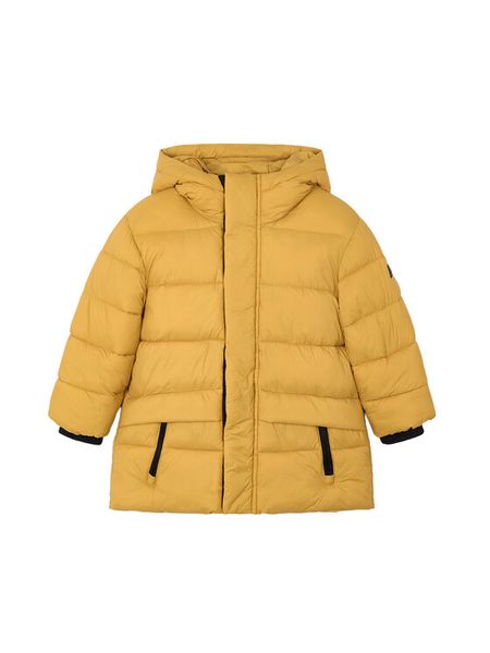 Mayoral Kurtka zimowa 4422 Żółty Regular Fit. Żółte buty zimowe chłopięce Mayoral, na zimę, bez wzorów, z syntetyku, bez kaptura. Za 239.99 zł.