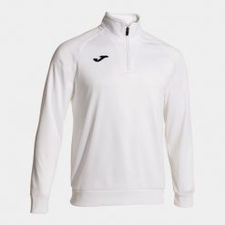 Bluza piłkarska męska Joma Faraon. Białe bluzy męskie Joma, m, bez wzorów, bez kaptura, do piłki nożnej. Za 155.50 zł.