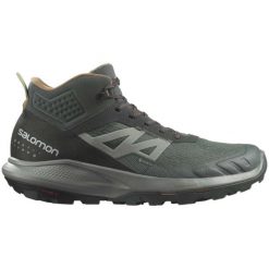 Buty trekkingowe męskie Salomon OUTpulse Mid Gore-Tex. Czarne trekkingi męskie Salomon, wspinaczkowe, gore-tex. Za 538.00 zł.