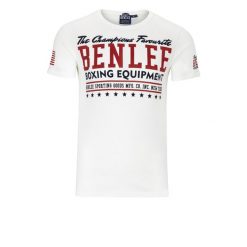 T-shirt o wąskim kroju Benlee Champions. Białe t-shirty męskie BENLEE, bez wzorów, sportowe, bez kołnierzyka. Za 136.00 zł.