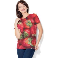 Colour Pleasure Koszulka CP-030 241 czerwona r. M/L. Bluzki damskie marki Colour Pleasure. Za 70.35 zł.