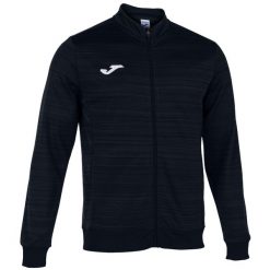 Kurtka dresowa Joma Grafity III. Czarne kurtki męskie Joma, s, bez wzorów, z dresówki, sportowe, bez kaptura. Za 225.50 zł.