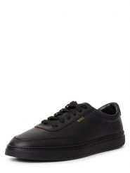 BOSS Buty treningowe - Kieran_Tenn Mężczyźni skóra czarny, 42. Czarne eleganckie półbuty Boss, ze skóry, eleganckie, bez zapięcia. Za 599.95 zł.