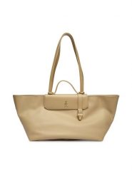 Patrizia Pepe Torebka 8B0289/L178-B862 Beżowy. Brązowe torebki do ręki damskie Patrizia Pepe, bez wzorów, ze skóry, bez dodatków. Za 1,749.00 zł.