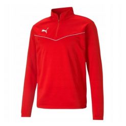 Męska Bluza Team Rise. Czerwone bluzy męskie Puma, m, bez wzorów, bez kaptura. Za 188.99 zł.