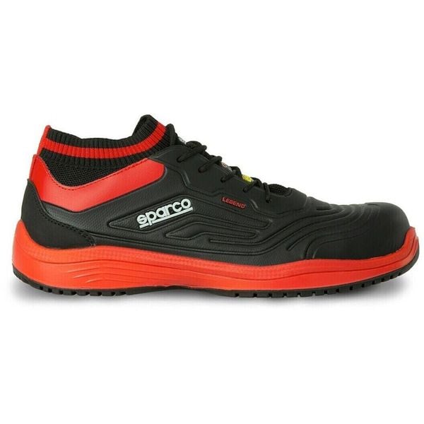 Buty sportowe Sparco Legend SPLITTER ESD S3 SRC. Czarne obuwie sportowe damskie Sparco, bez wzorów, z materiału, trekkingowe. Za 290.00 zł.