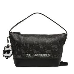 Torebka KARL LAGERFELD. Czarne torebki do ręki damskie KARL LAGERFELD, bez wzorów, klasyczne, bez dodatków. Za 549.99 zł.