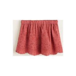 Mango Kids - Spódnica dziecięca Reme 74-98 cm. Brązowe spódniczki dla dziewczynek Mango Kids, bez wzorów, z bawełny, mini. W wyprzedaży za 29.90 zł.