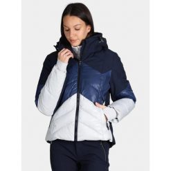 Kurtka Narciarska Damska Luhta Lammasoaivi. Białe kurtki damskie Luhta, na zimę, bez wzorów, bez kaptura. W wyprzedaży za 959.20 zł.