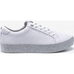 Tommy Hilfiger - Tenisówki. Szare trampki i tenisówki damskie Tommy Hilfiger, z materiału. W wyprzedaży za 339.90 zł.