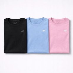 T-SHIRT DAMSKI 4F KOSZULKA SPORTOWA ZESTAW KOMPLET 3 SZTUKI XL F3306 SS26. Koszulki sportowe damskie 4f, uniwersalny, bez wzorów, z bawełny, bez kołnierzyka, bez ramiączek, na fitness i siłownię. Za 119.97 zł.