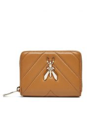 Patrizia Pepe Portfel 8Q0019/L004-B800 Brązowy. Brązowe portfele damskie Patrizia Pepe, bez wzorów, ze skóry. Za 339.99 zł.