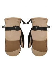 Quiksilver Rękawice narciarskie Mission EQBHN03040 Beżowy. Brązowe buty zimowe chłopięce Quiksilver, bez wzorów, bez zapięcia. Za 189.99 zł.