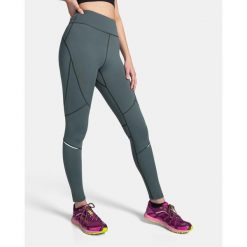 Damskie legginsy fitness Kilpi LAMIRAE-W. Zielone legginsy sportowe damskie Kilpi, s, bez wzorów, z materiału, do biegania. Za 138.03 zł.