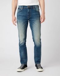 MĘSKIE SPODNIE JEANSOWE WRANGLER TEXAS TAPER SMOOTH DUST W12T2837J 112141163. Spodnie materiałowe męskie Wrangler, l, bez wzorów, z jeansu. Za 239.99 zł.