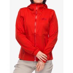 Kurtka przeciwdeszczowa damska Helly Hansen Momentum 3L Stretch Jacket. Czerwone kurtki sportowe damskie Helly Hansen, l, bez wzorów, bez kaptura, trekkingowe. Za 1,034.00 zł.