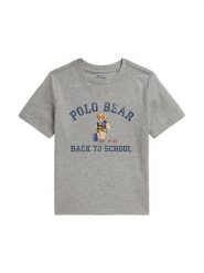 Polo Ralph Lauren T-Shirt 322B27334001 Szary Regular Fit. Szare t-shirty dla chłopców Polo Ralph Lauren, bez wzorów, z bawełny, bez ramiączek. Za 249.99 zł.
