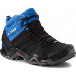 Buty adidas - Terrex AX2R Mid GTX GORE-TEX AC8035 Cblack/Cblack/Blubea. Czarne trekkingi męskie Adidas, z gore-texu. W wyprzedaży za 409.00 zł.