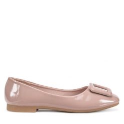 Baleriny Clara Barson. Brązowe baleriny damskie Clara Barson, bez wzorów, bez obcasa. Za 69.99 zł.