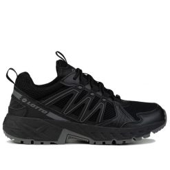 Buty męskie sportowe do biegania Lotto NAHUNTA. Czarne trekkingi męskie Lotto, do biegania. Za 145.00 zł.