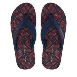 Japonki Tommy Hilfiger. Niebieskie klapki męskie Tommy Hilfiger. Za 169.99 zł.