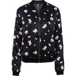 Satynowa kurtka bomberka bonprix czarny w kwiaty. Kurtki damskie marki SOLOGNAC. Za 119.99 zł.