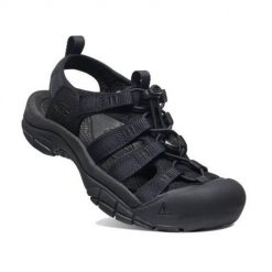 Buty do chodzenia damskie Keen Newport H2. Czarne obuwie sportowe damskie Keen, bez wzorów, z gumy, bez obcasa, bez zapięcia. Za 559.99 zł.