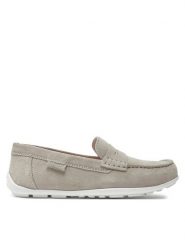 Geox Mokasyny J New Fast Boy J826CA 00022 C5014 D Beżowy. Brązowe półbuty chłopięce Geox, bez wzorów, ze skóry, bez zapięcia. Za 209.99 zł.