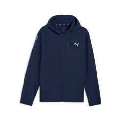 Kurtka z dresu Puma Flex. Niebieskie kurtki męskie Puma, l, bez wzorów, z dresówki, sportowe, bez kaptura. Za 290.50 zł.