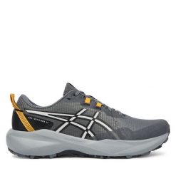 Buty do biegania Asics. Szare buty sportowe męskie Asics, bez zapięcia, do biegania. Za 359.99 zł.