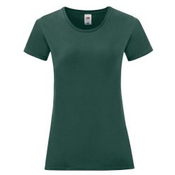 Koszulka Damska Iconic 150. Czerwone koszulki sportowe damskie Fruit of the Loom, xl, bez wzorów, bez kołnierzyka, bez ramiączek, trekkingowe. Za 28.99 zł.