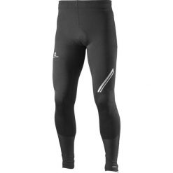 Salomon Spodnie Męskie Getry Agile Softshell Tight Black r.M (L39774300). Legginsy sportowe męskie marki Salomon. Za 239.00 zł.