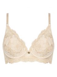 Guess Biustonosz z fiszbiną O5YC03 KCVX0 Beżowy. Brązowe biustonosze Guess, z aplikacjami, z syntetyku. Za 276.00 zł.