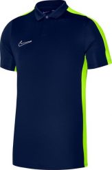 Nike Koszulka męska Nike DF Academy 23 SS Polo granatowa DR1346 452 L. Koszulki polo męskie Nike, l, bez wzorów, bez ramiączek. Za 162.41 zł.