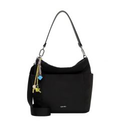 SURI FREY Worek SFY Sissy Torebki 1 ct Czarny Damski. Czarne torby na ramię damskie Suri Frey, z aplikacjami, z nylonu, zdobione, bez dodatków. Za 242.99 zł.