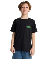 Koszulka z krótkim rękawem dla Chłopcy QUIK GLOBE Czarny. Czarne t-shirty dla chłopców Quiksilver, bez wzorów, z bawełny, bez ramiączek. Za 42.50 zł.