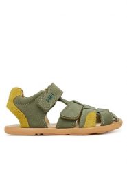 Primigi Sandały 1416533 M Zielony. Zielone sandały chłopięce Primigi, z nubiku, bez zapięcia. Za 299.99 zł.