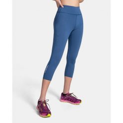 Damskie legginsy 3/4 Kilpi AMIRA-W. Niebieskie legginsy sportowe damskie Kilpi, bez wzorów, z materiału. Za 153.53 zł.