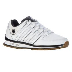 Męskie Skórzane Płaskie Buty Sportowe Rinzler. Białe trekkingi męskie K-SWISS, trekkingowe. Za 279.00 zł.
