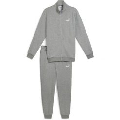Dres Puma Ess Sweat Suit Fl, Mężczyźni. Szare buty sportowe męskie Puma, z bawełny, bez zapięcia, na fitness i siłownię. Za 490.00 zł.