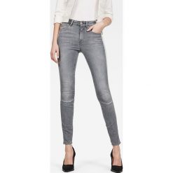 Dżinsy "Biwes Stripe" - Skinny fit - w kolorze szarym. Jeansy damskie marki G-Star. W wyprzedaży za 439.95 zł.