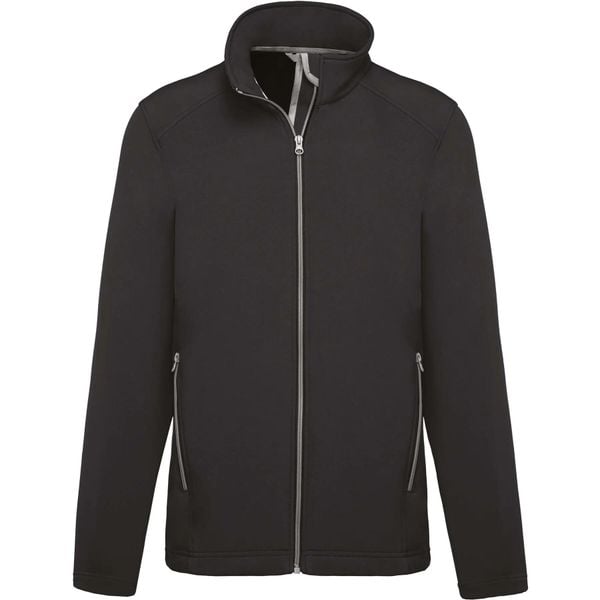 Kurtka Kariban Softshell 2 Couches. Czarne kurtki męskie KARIBAN, xl, bez wzorów, z elastanu, bez kaptura. Za 185.50 zł.