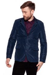 MĘSKA MARYNARKA WRANGLER BLAZER DARK NAVY W4742VMAE 112129035. Niebieskie marynarki męskie Wrangler, bez wzorów. W wyprzedaży za 89.99 zł.